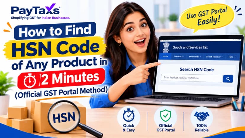 How to Find HSN Code of Any Product in 2 Minutes (Official GST Portal Method)